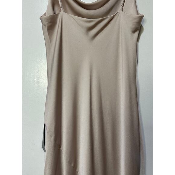 Shona Joy Luxe Bias Cowl Slip Dress Champagne Size 8 NWT Chic Silhouette Satin - Picture 12 of 15